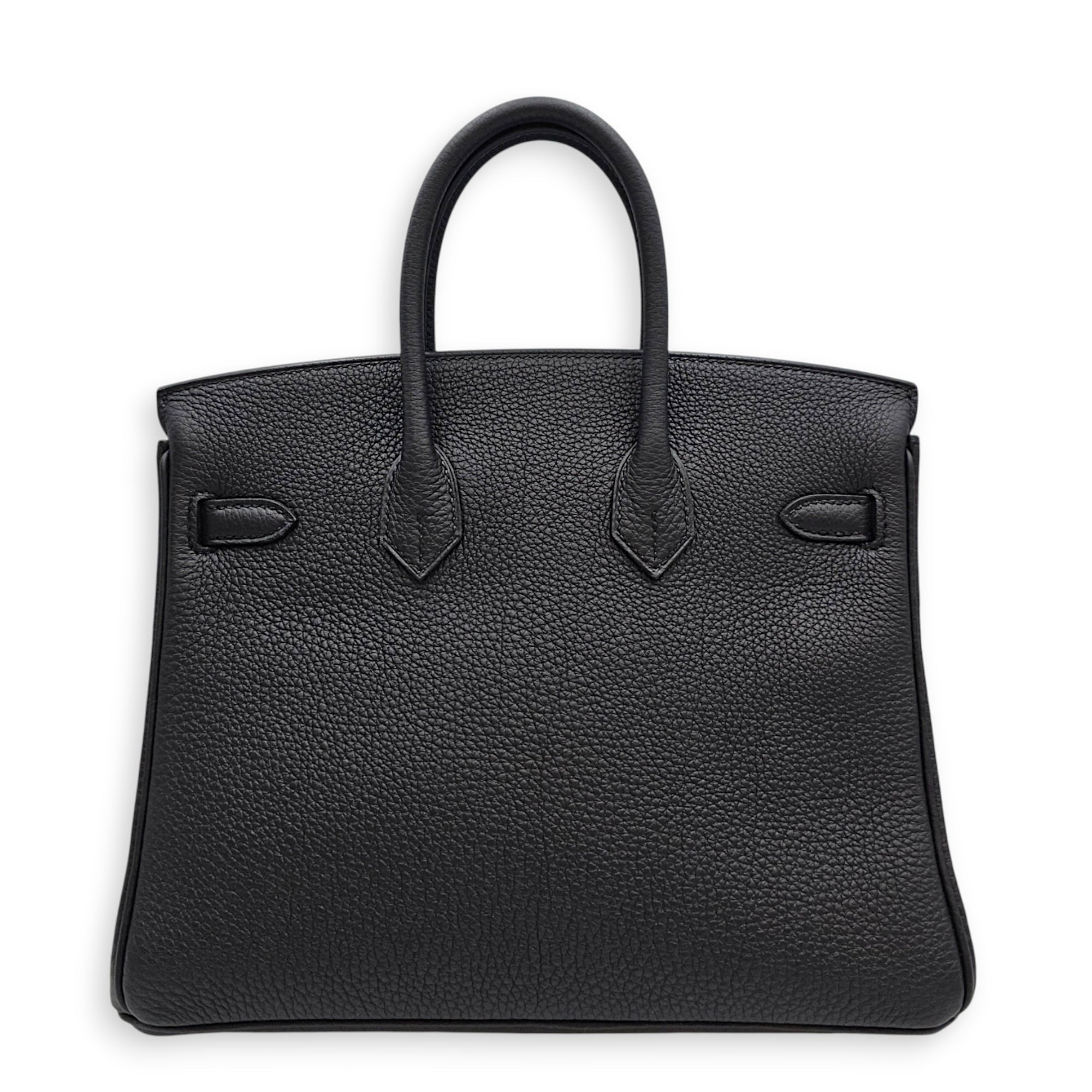 Birkin 25 Black in Togo Palladium hardware CL2607-22510 2
