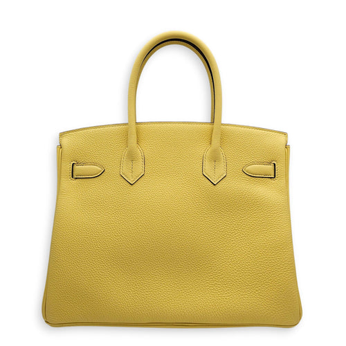 Birkin 30 Jaune Poussin in Togo Palladium hardware CL2607-22511 2