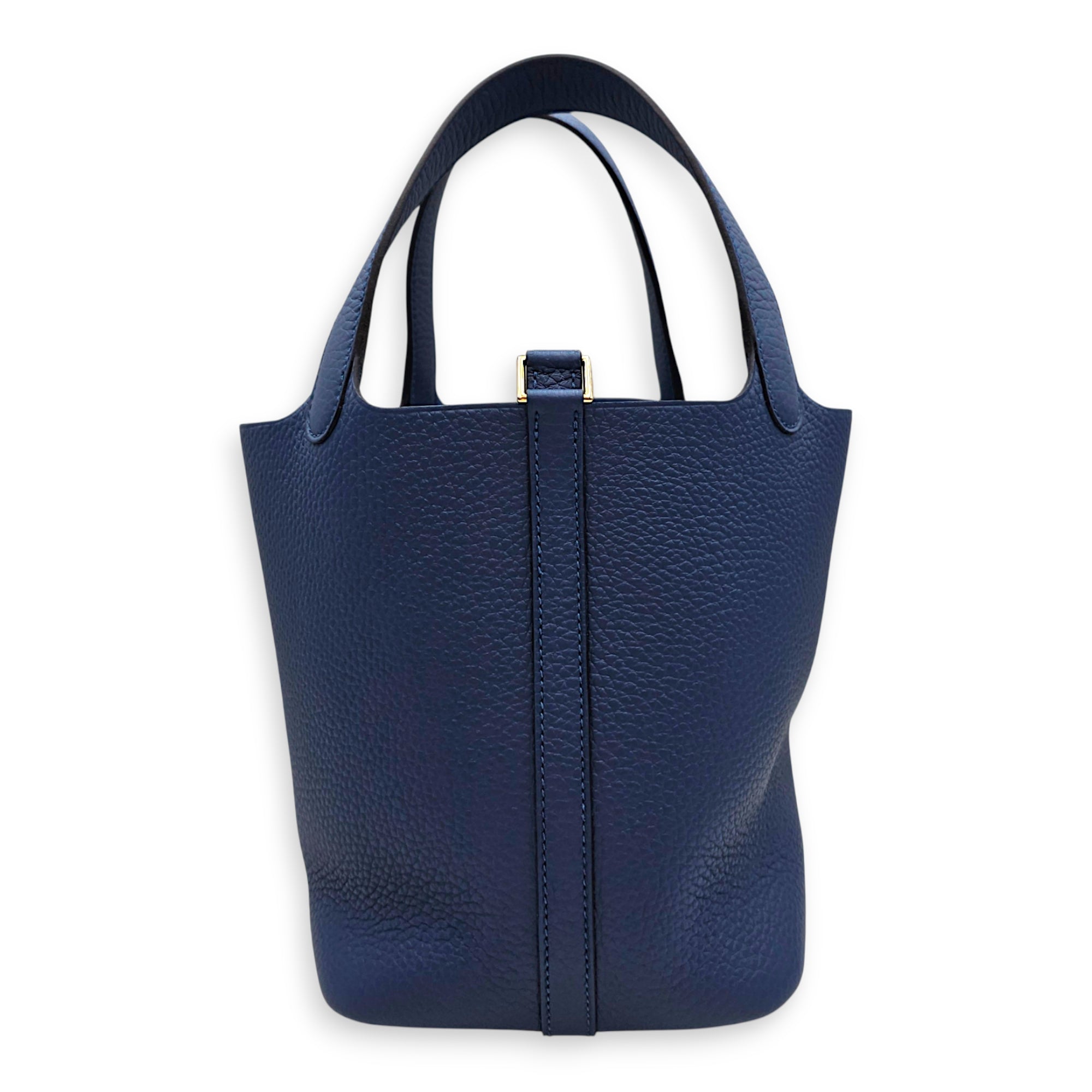 Picotin 18 Blue Tie in Clemence Permabrass hardware CL2607-22527 2