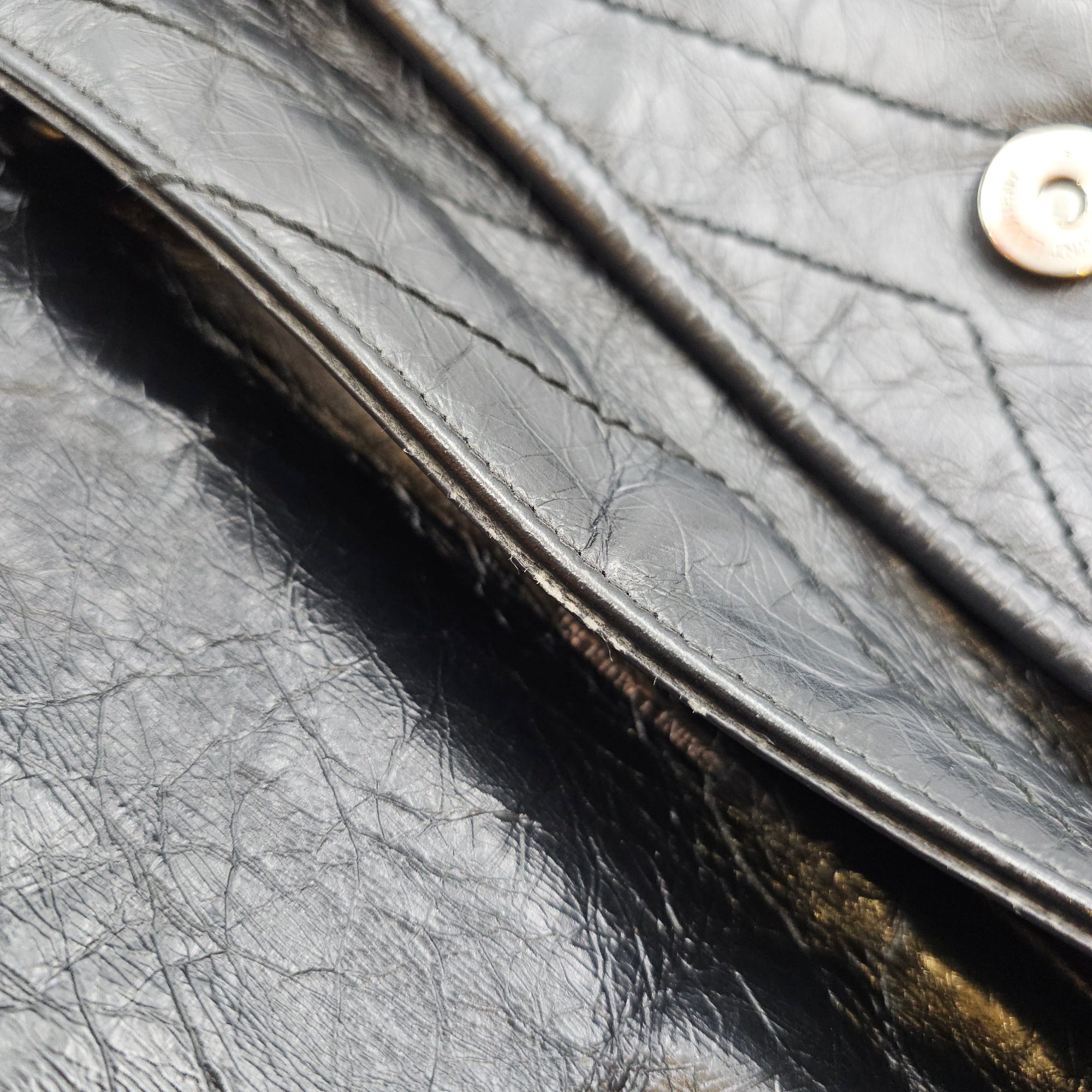 Niki 27cm Black Shoulder Bag in Calfskin Ruthenium hardware CL2607-22528 15