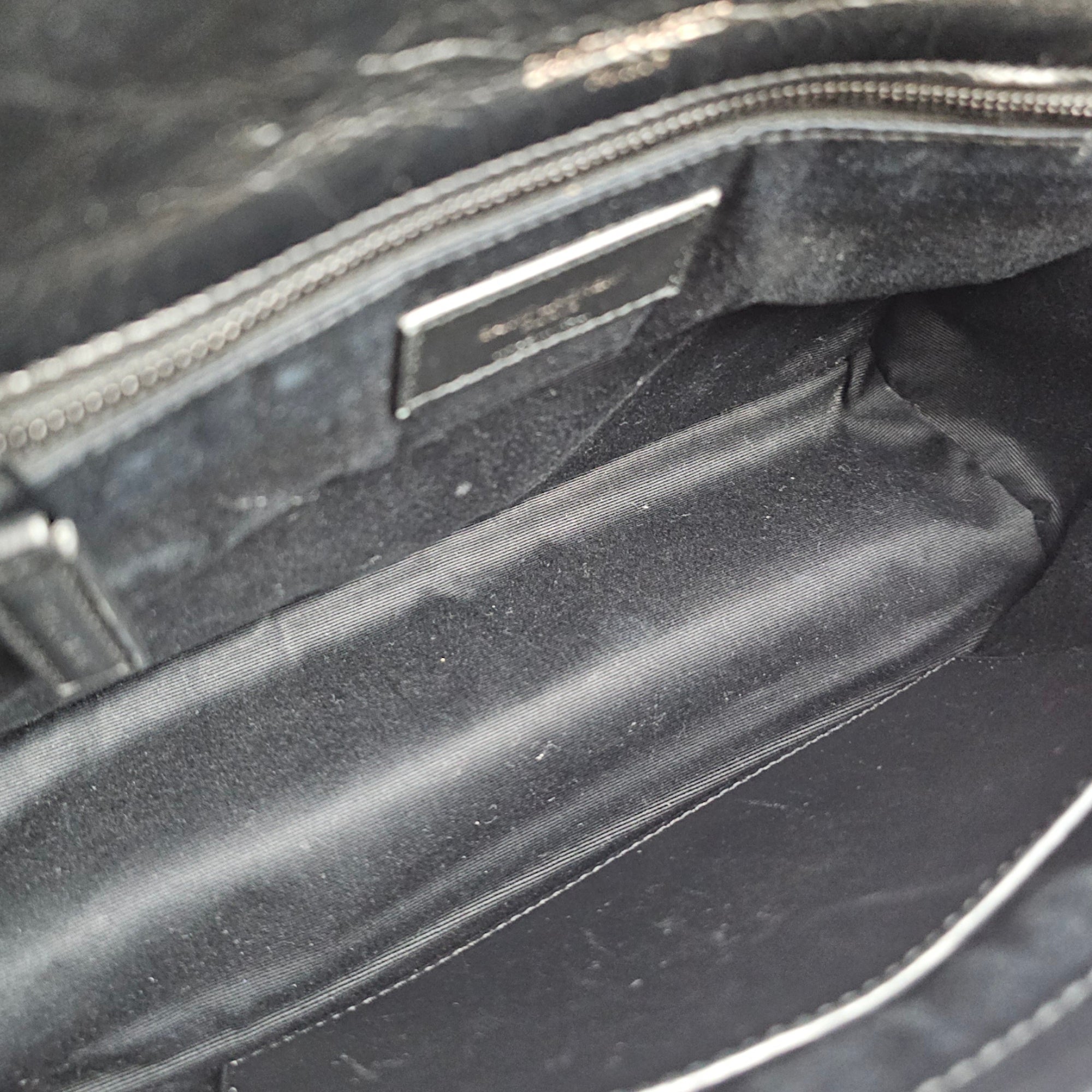 Niki 27cm Black Shoulder Bag in Calfskin Ruthenium hardware CL2607-22528 7