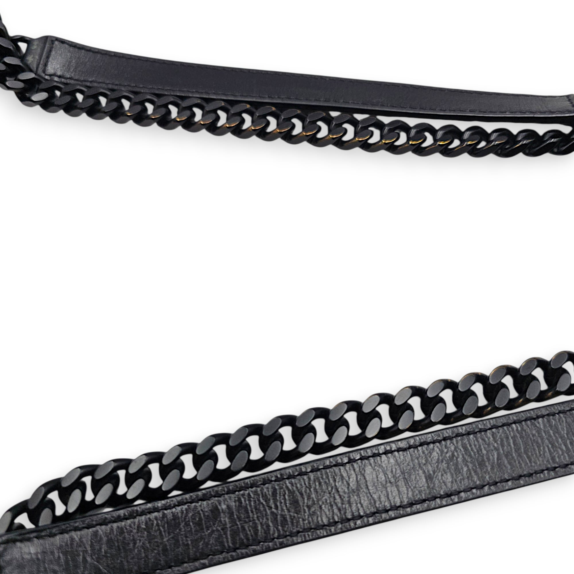 Niki 27cm Black Shoulder Bag in Calfskin Ruthenium hardware CL2607-22528 9