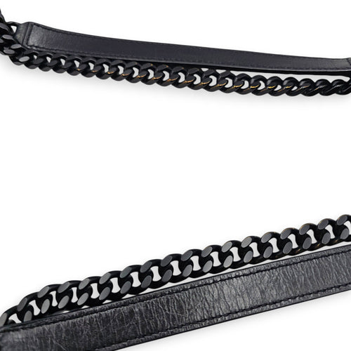 Niki 27cm Black Shoulder Bag in Calfskin Ruthenium hardware CL2607-22528 9