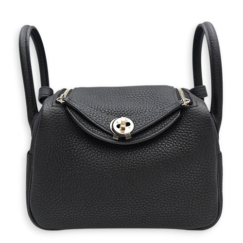 Lindy Mini Black in Clemence Palladium hardware CL2607-22529 1