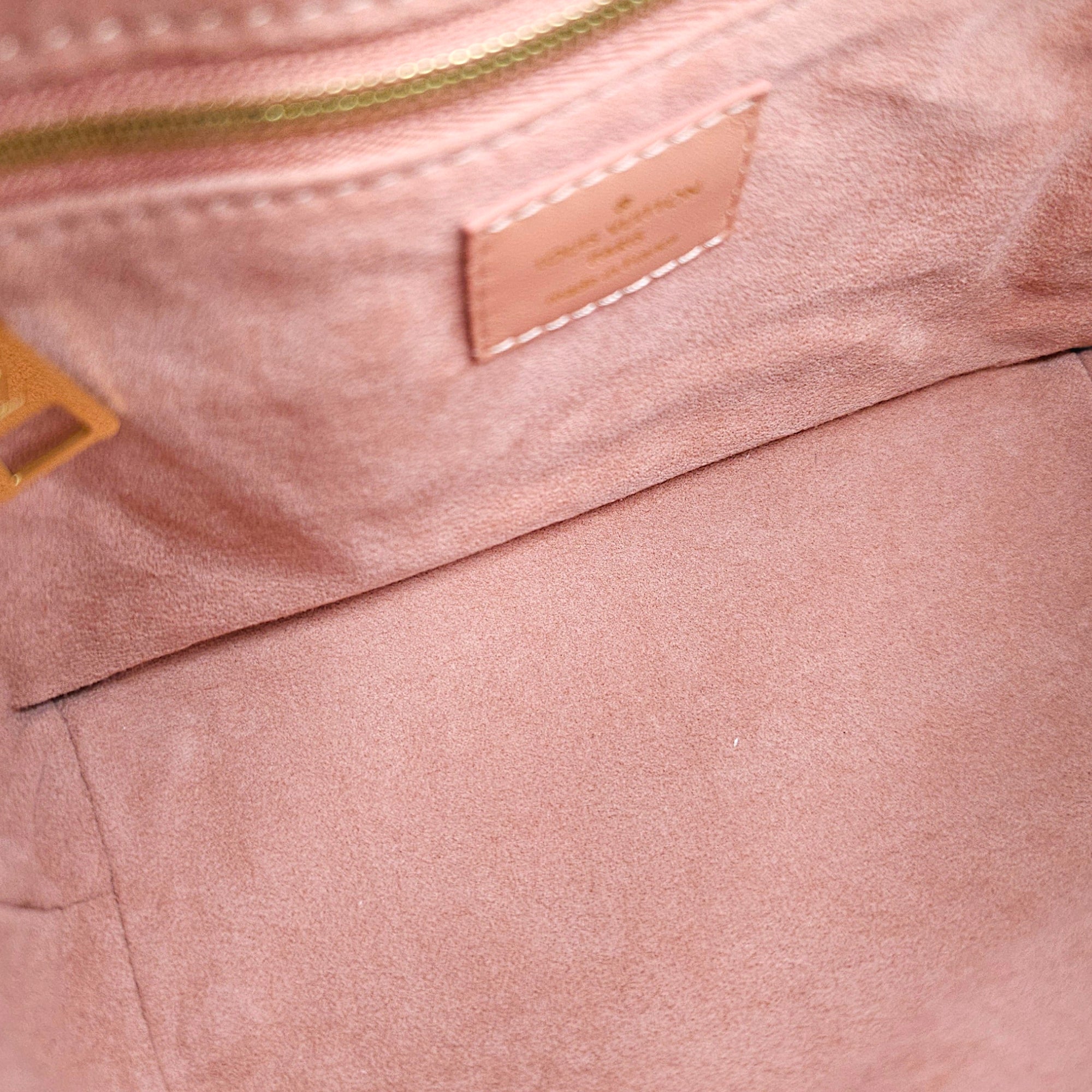 Petite Malle Souple 20 Pink Crossbody Bag in Calfskin Gold hardware