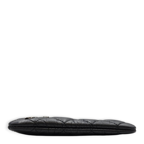Qulited Reissue Lucky Charms O Case Wallet Black Pouch in Distressed Leather Gold hardware CL2607-22532 5