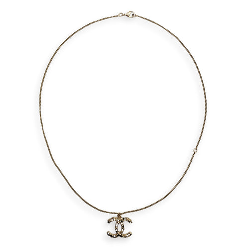 CC Crystals Gold Necklace CL2607-22540 1