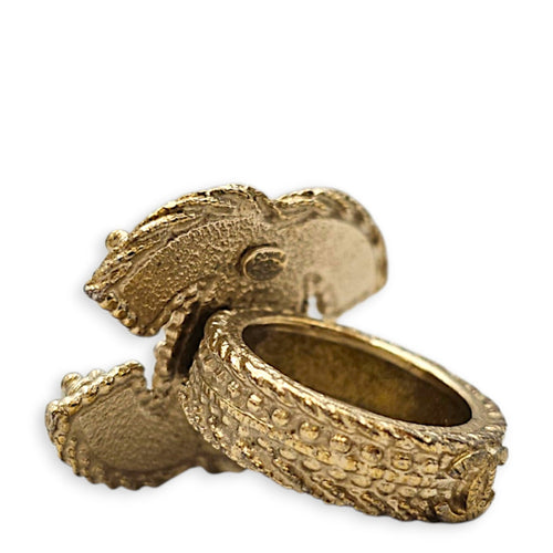 CC Pearl  US 6.5 Gold Ring CL2607-22542 2