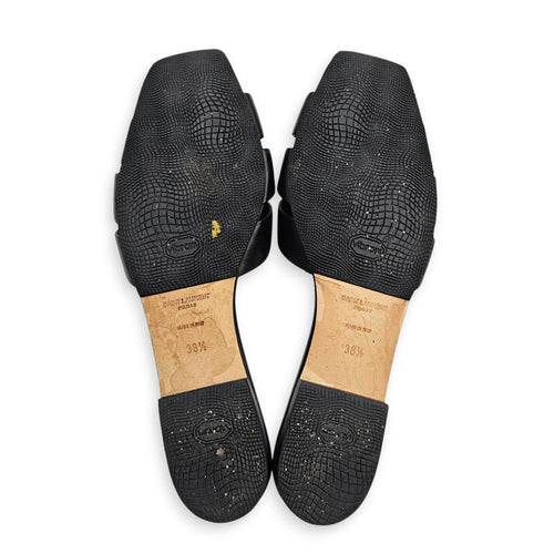 Tribute Flat Black Flats in Calfskin CL2607-22548 2