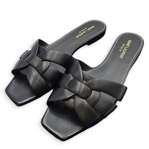 Tribute Flat Black Flats in Calfskin CL2607-22548 3