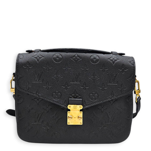 Pochette Metis Black Crossbody Bag in Empreinte Leather Gold hardware CL2607-22557 1