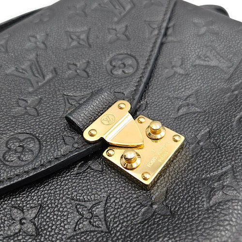 Pochette Metis Black Crossbody Bag in Empreinte Leather Gold hardware CL2607-22557 12