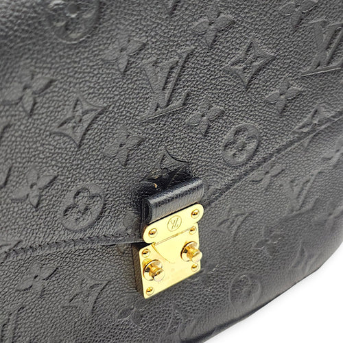 Pochette Metis Black Crossbody Bag in Empreinte Leather Gold hardware CL2607-22557 13