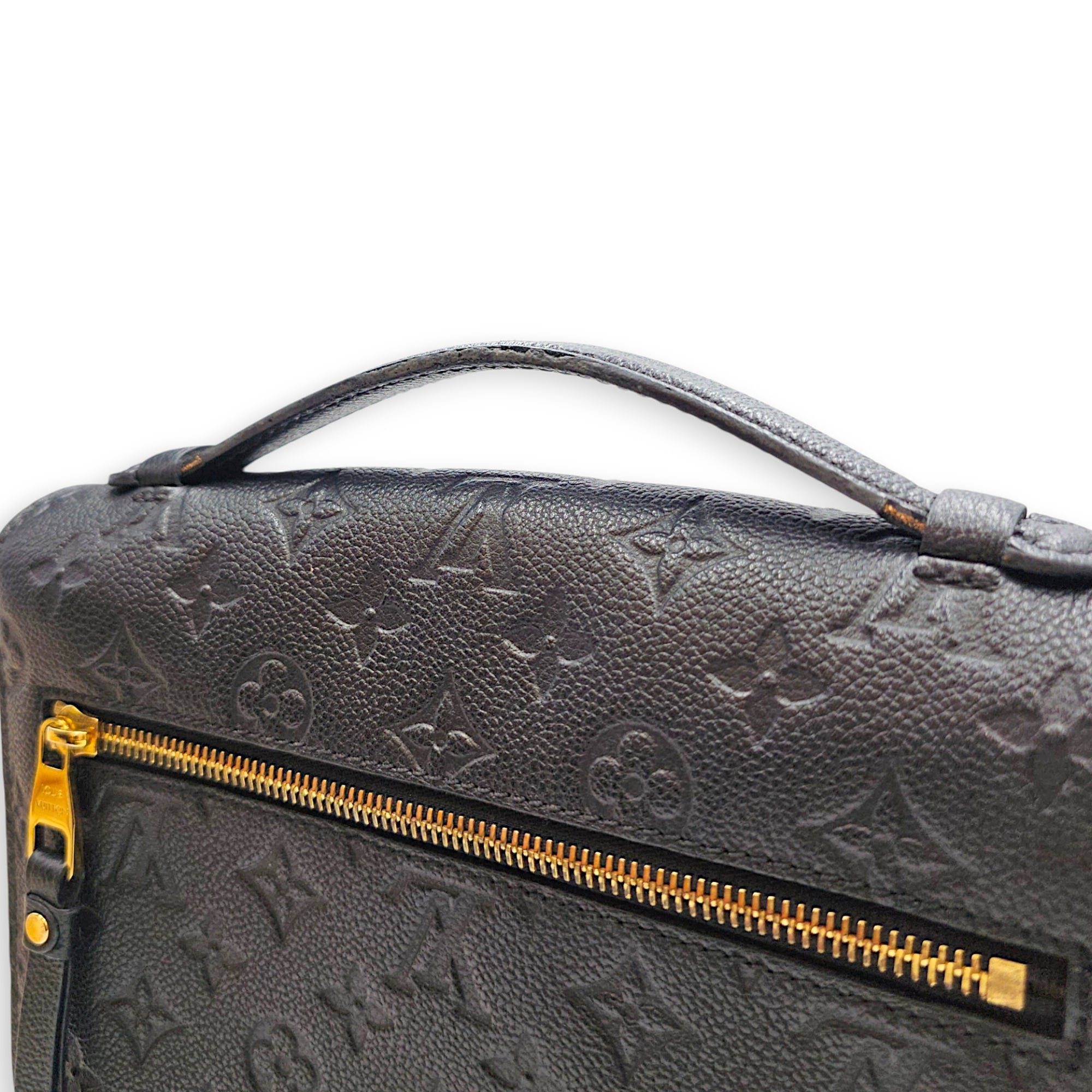 Pochette Metis Black Crossbody Bag in Empreinte Leather Gold hardware CL2607-22557 14