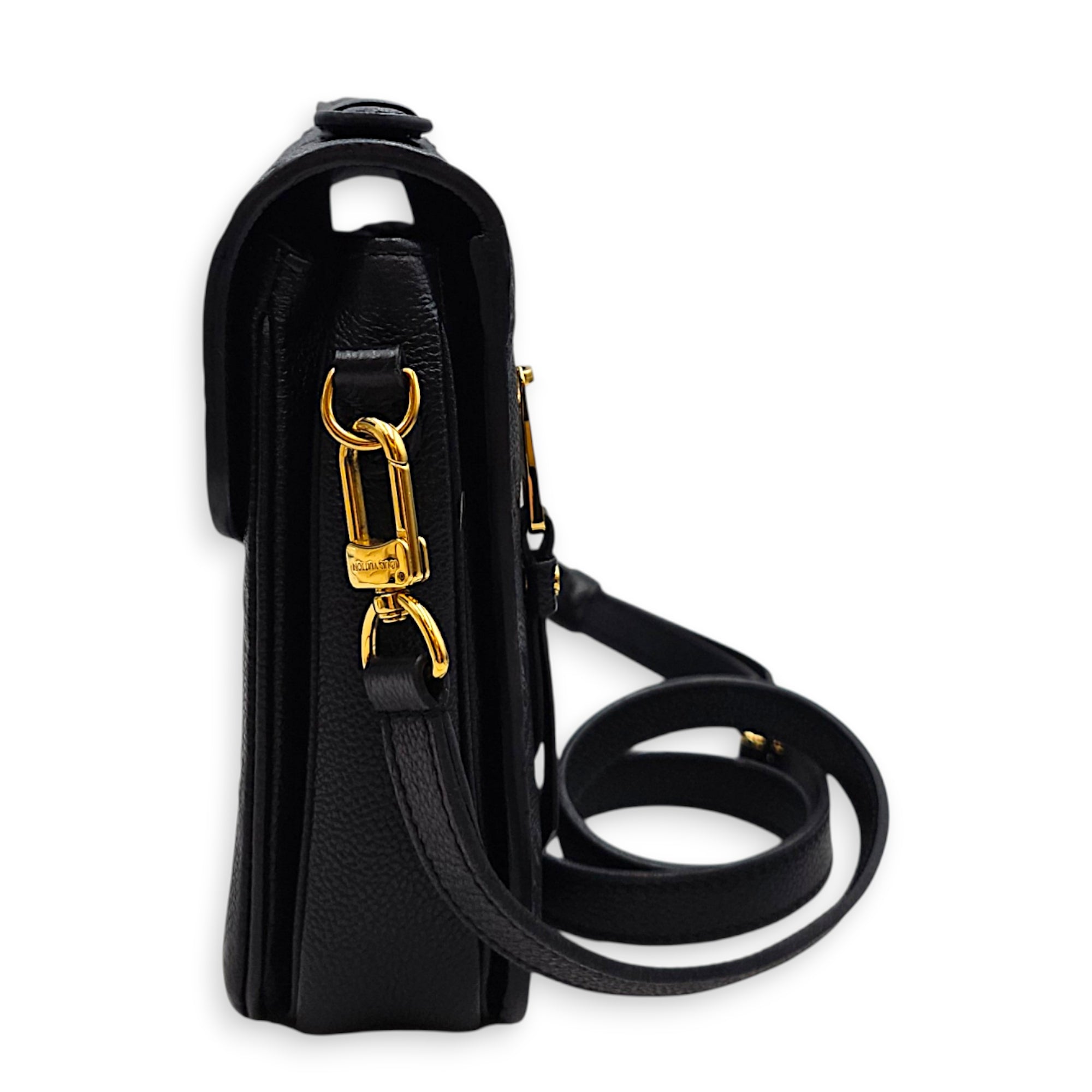 Pochette Metis Black Crossbody Bag in Empreinte Leather Gold hardware CL2607-22557 4