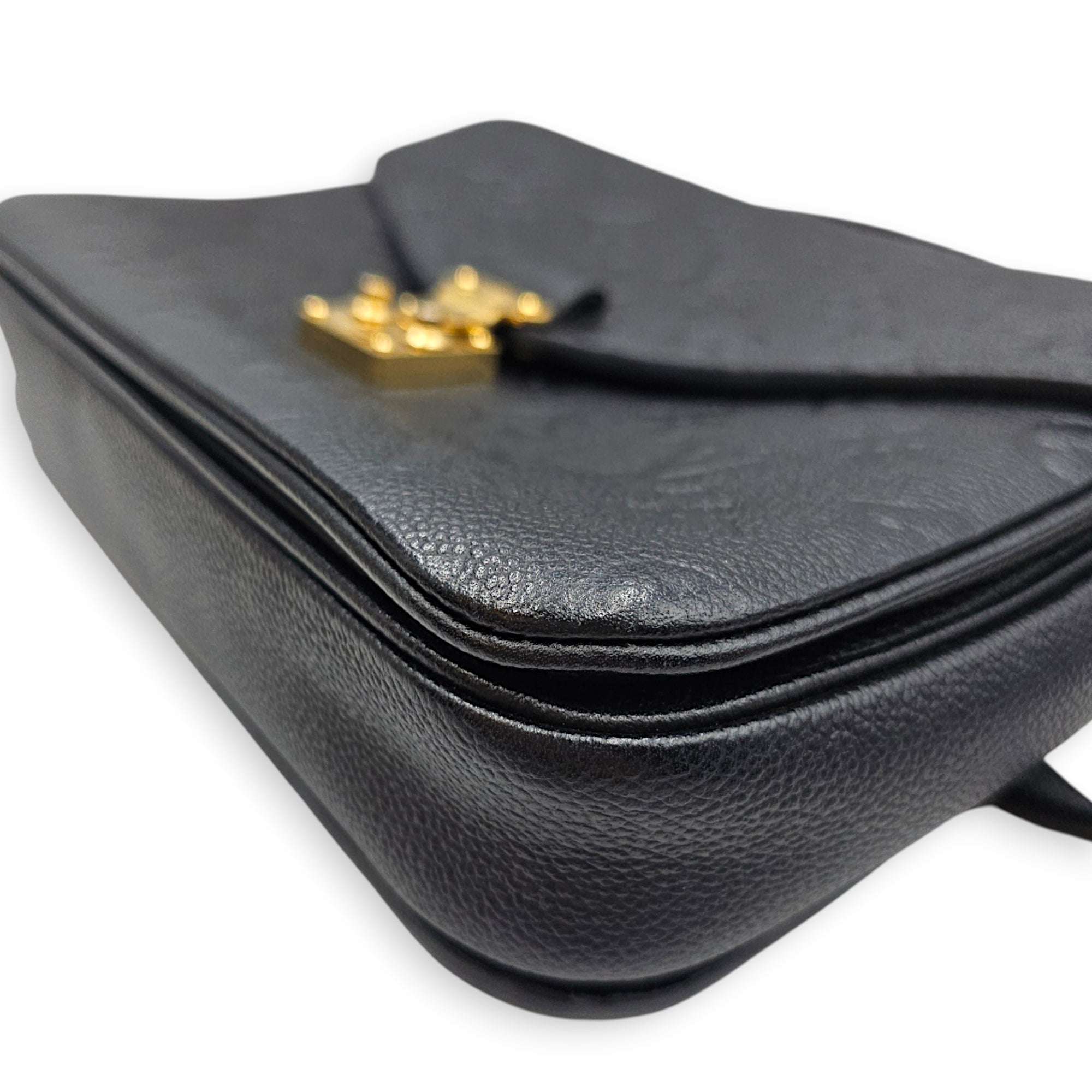 Pochette Metis Black Crossbody Bag in Empreinte Leather Gold hardware CL2607-22557 7