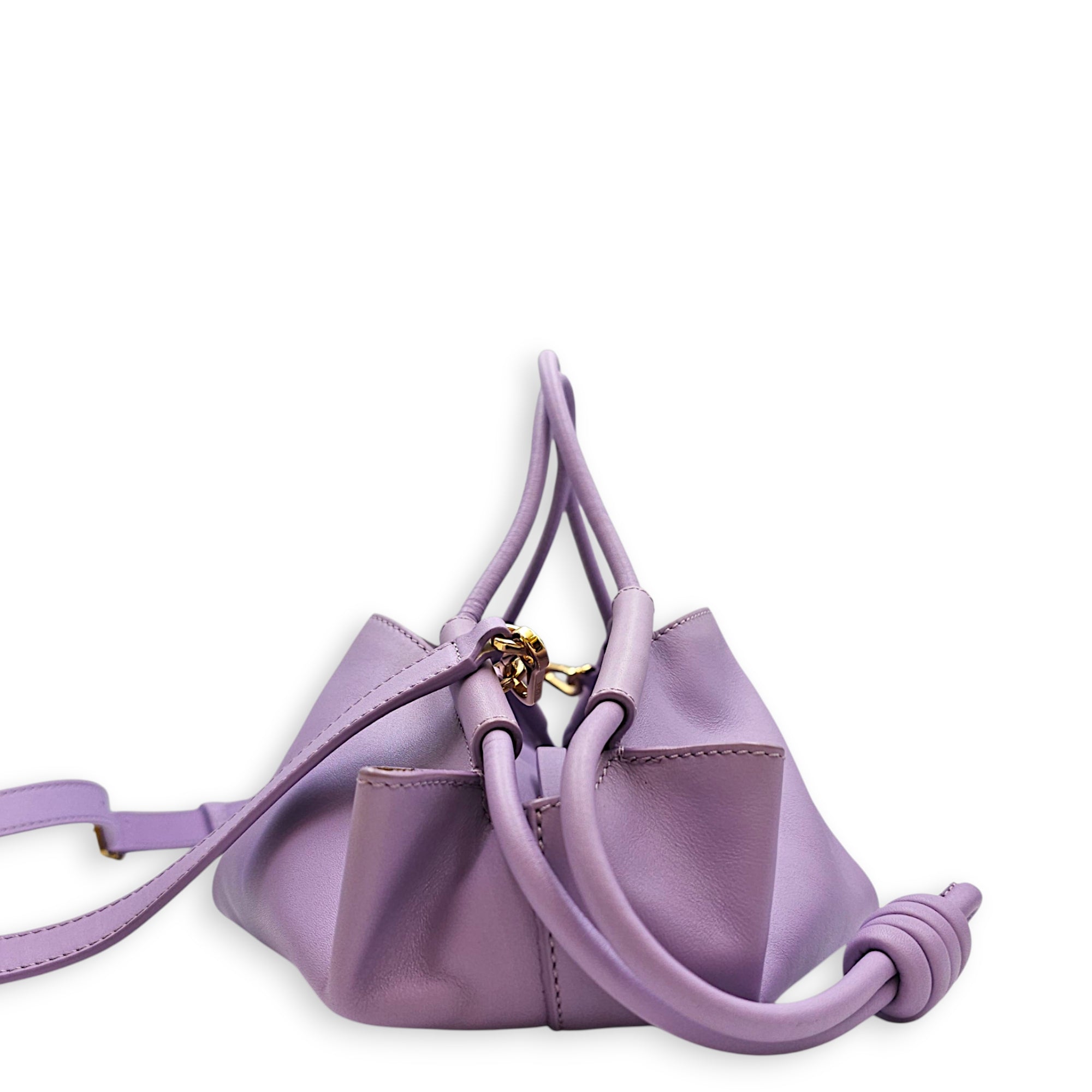 Paseo Purple Crossbody Bag in Calfskin Gold hardware CL2607-22559 3