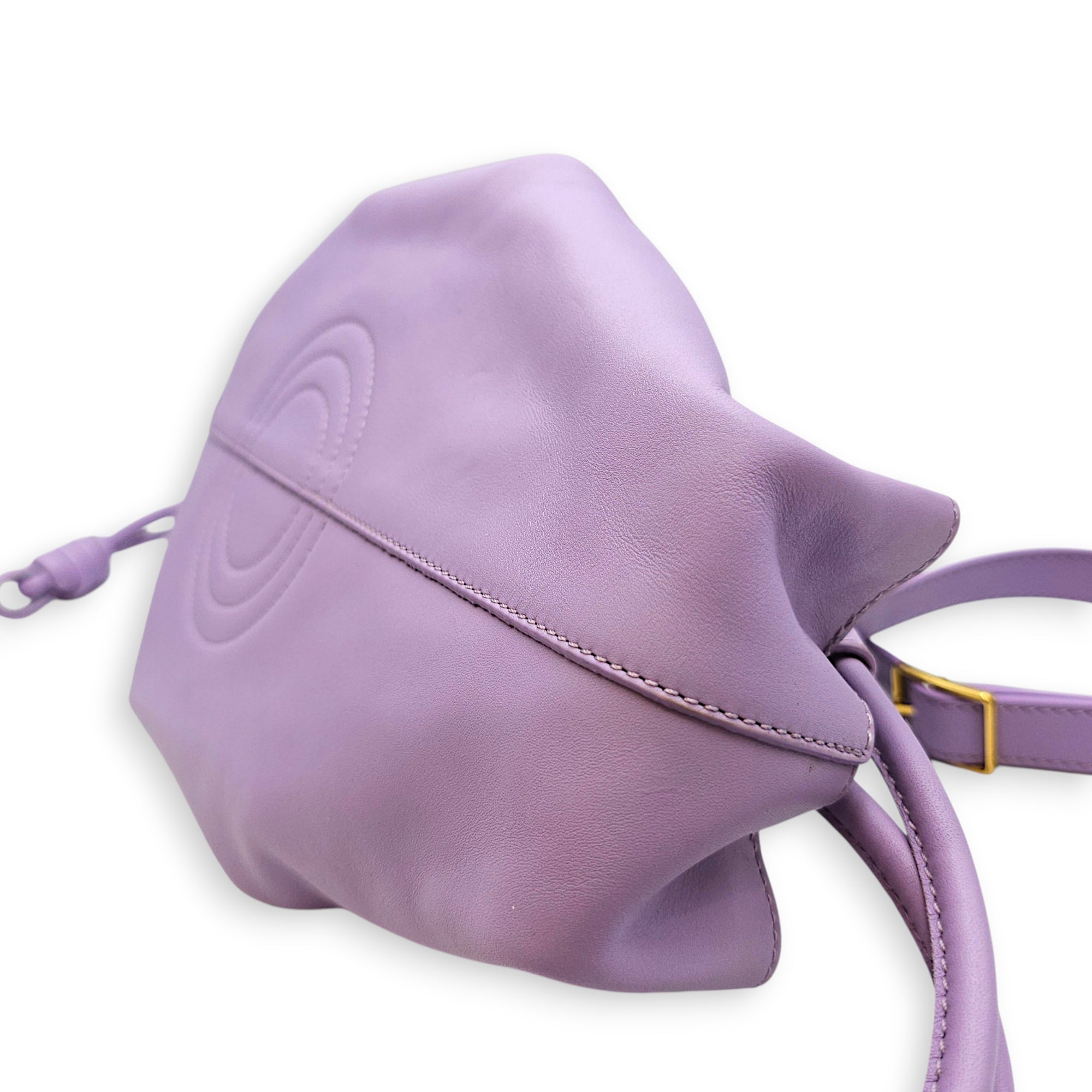 Paseo Purple Crossbody Bag in Calfskin Gold hardware CL2607-22559 9