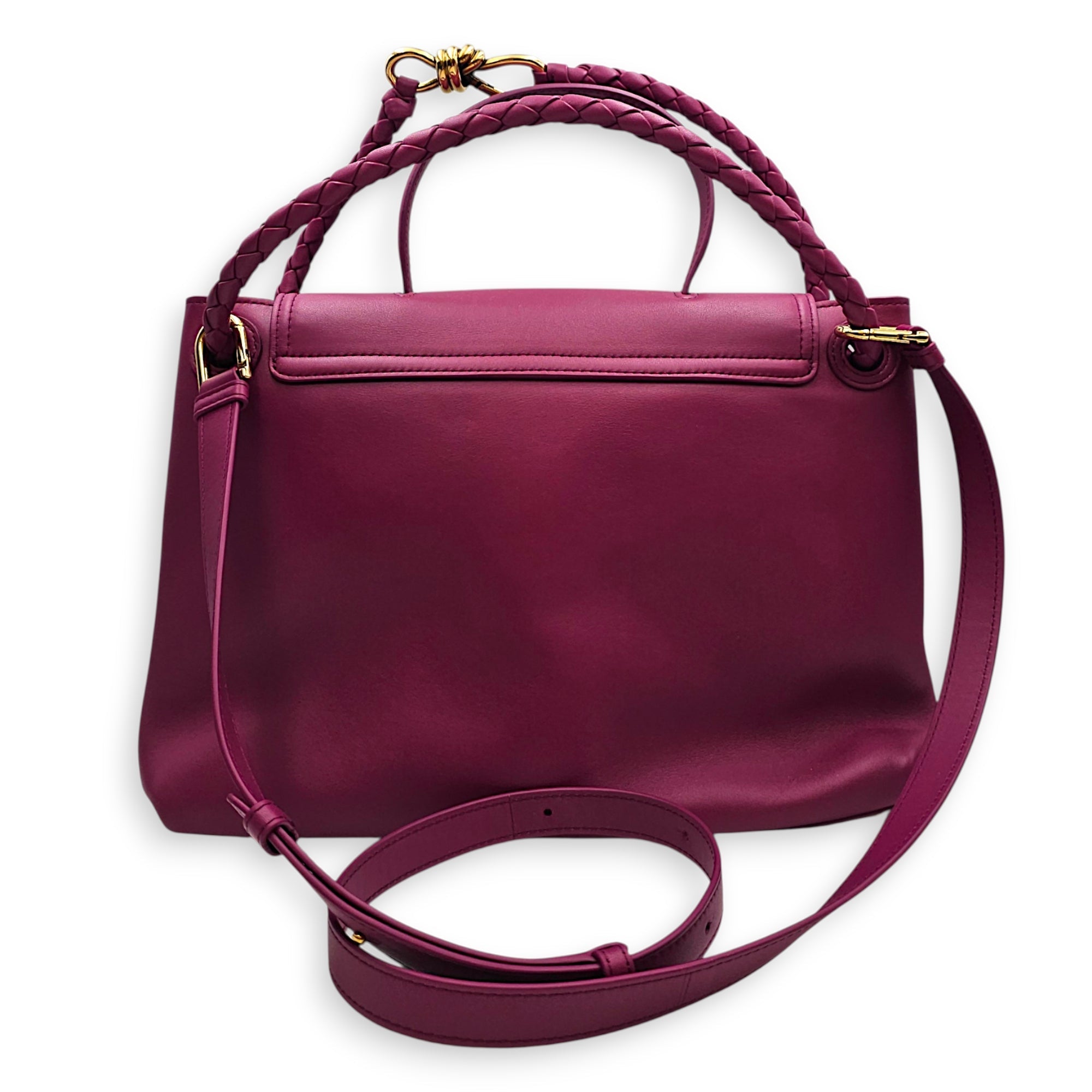 Ciao Ciao 33cm Large Pink Shoulder Bag in Calfskin Gold hardware CL2607-22561 3