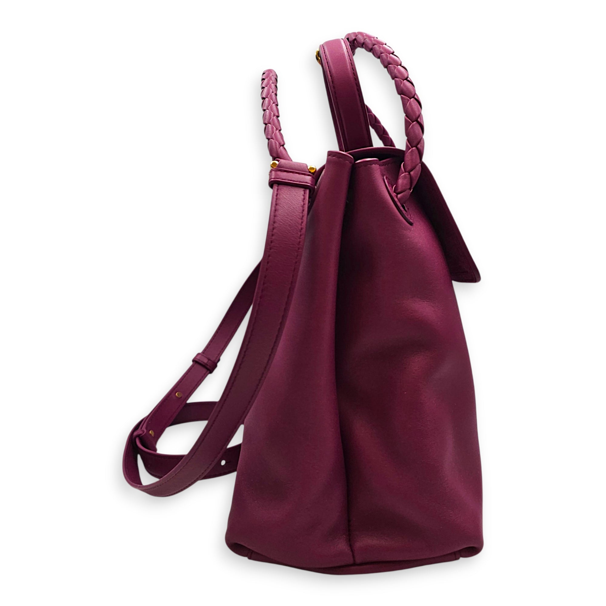Ciao Ciao 33cm Large Pink Shoulder Bag in Calfskin Gold hardware CL2607-22561 4