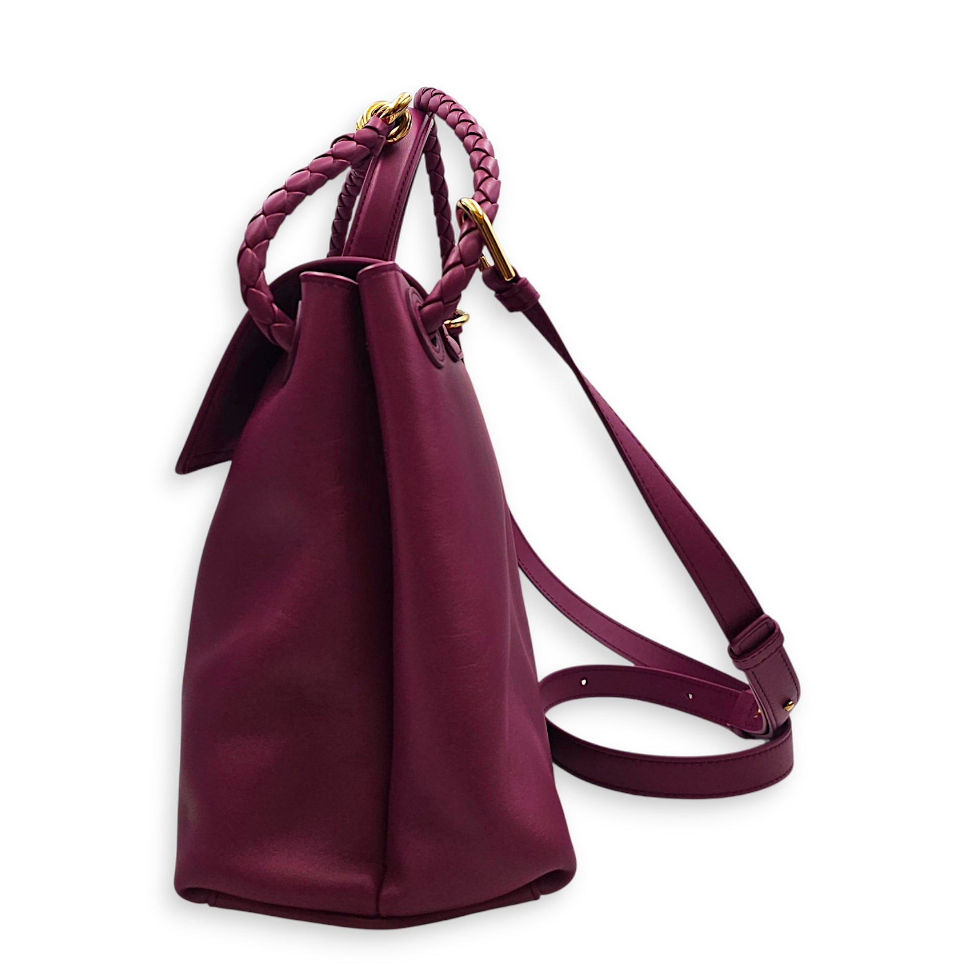 Ciao Ciao 33cm Large Pink Shoulder Bag in Calfskin Gold hardware CL2607-22561 7