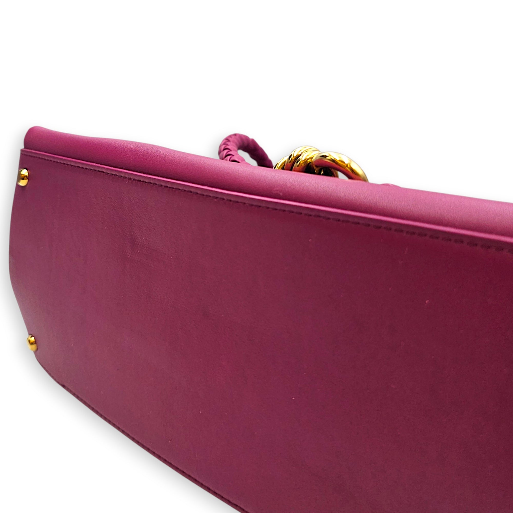 Ciao Ciao 33cm Large Pink Shoulder Bag in Calfskin Gold hardware CL2607-22561 8