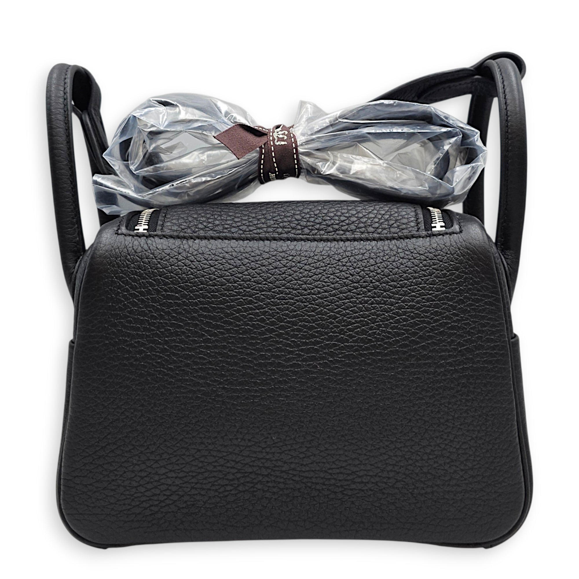Lindy II Mini Black in Clemence Palladium hardware CL2607-22563 2
