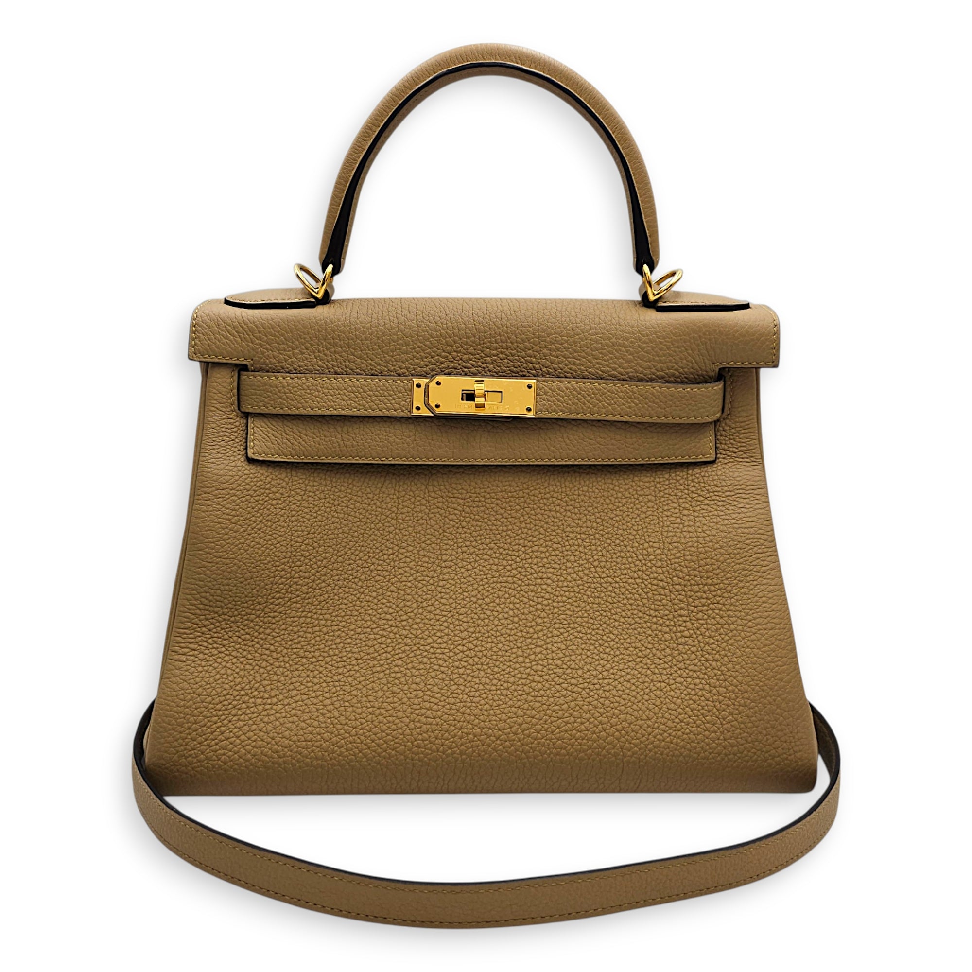 Kelly 28 Beige Marfa in Togo Gold hardware CL2607-22569 12