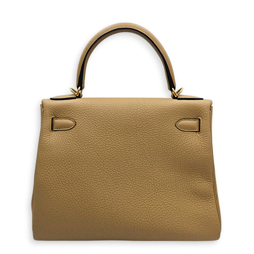 Kelly 28 Beige Marfa in Togo Gold hardware CL2607-22569 2