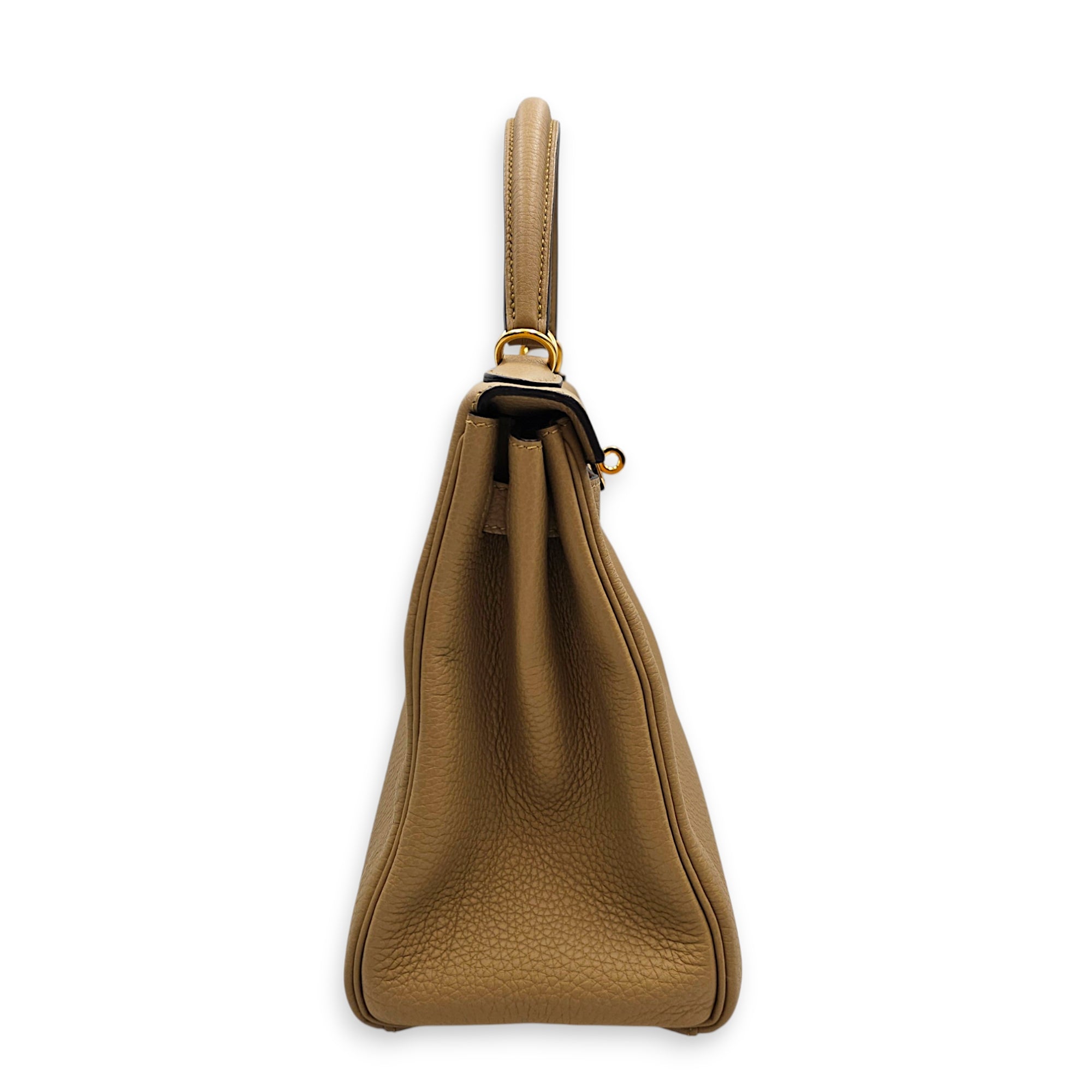 Kelly 28 Beige Marfa in Togo Gold hardware CL2607-22569 3