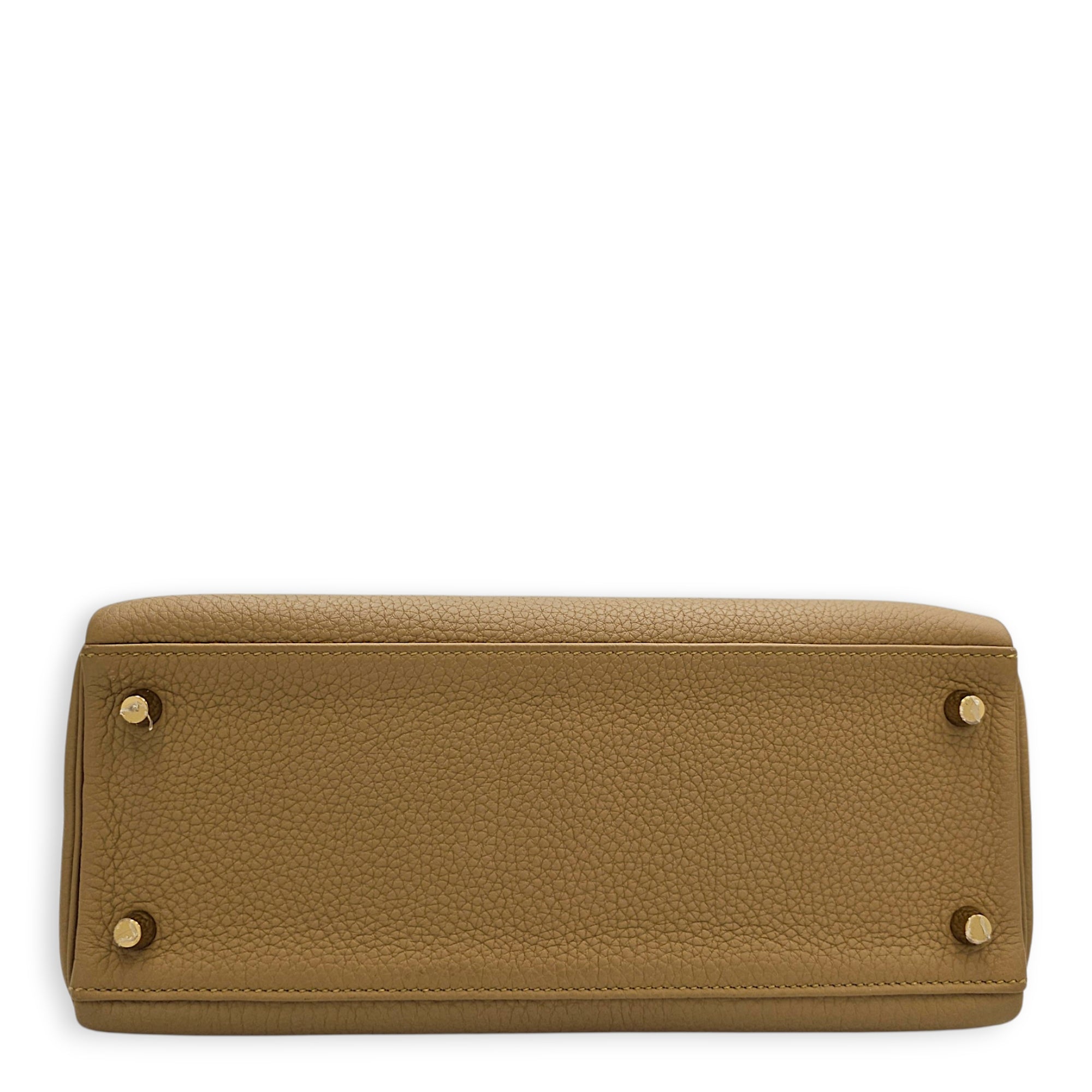 Kelly 28 Beige Marfa in Togo Gold hardware CL2607-22569 5