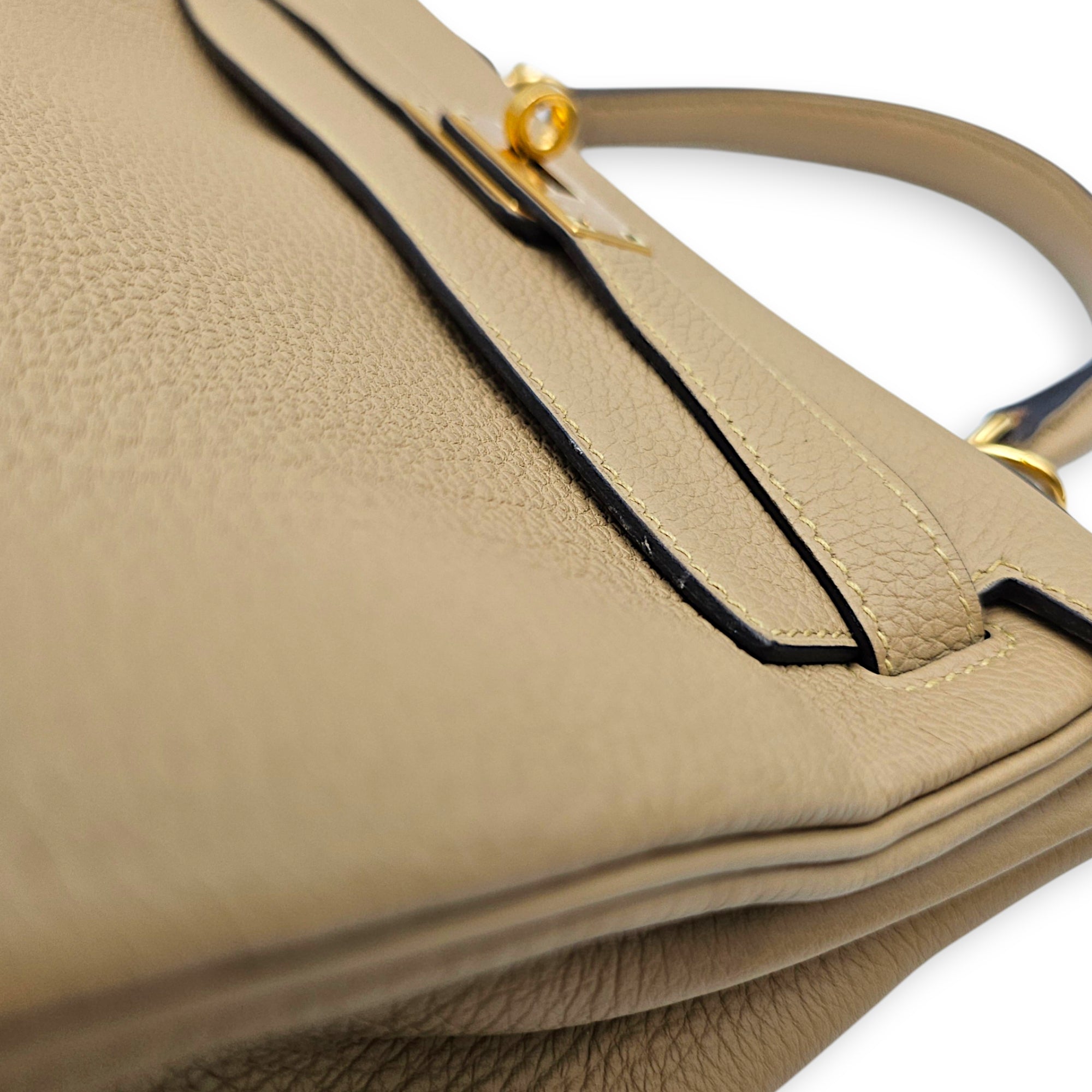 Kelly 28 Beige Marfa in Togo Gold hardware CL2607-22569 9