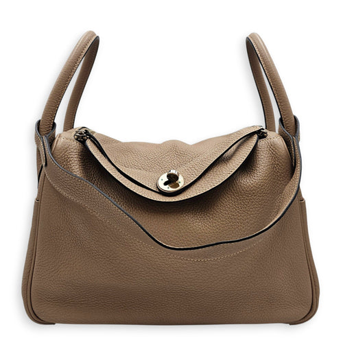 Lindy 30 Gris Tourterelle in Clemence Palladium hardware CL2607-22579 12