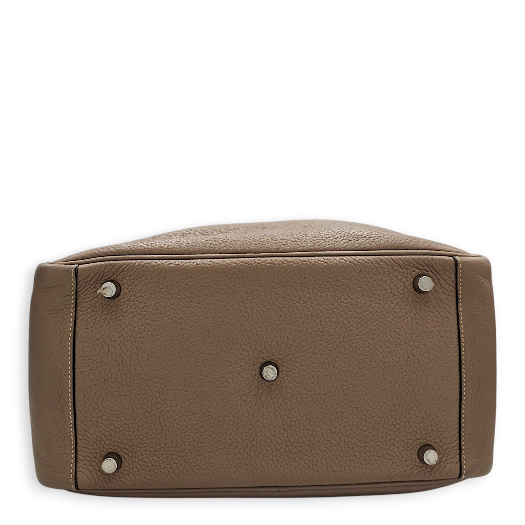 Lindy 30 Gris Tourterelle in Clemence Palladium hardware CL2607-22579 5