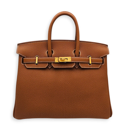 Birkin 25 Gold in Togo Gold hardware CL2607-22581 1