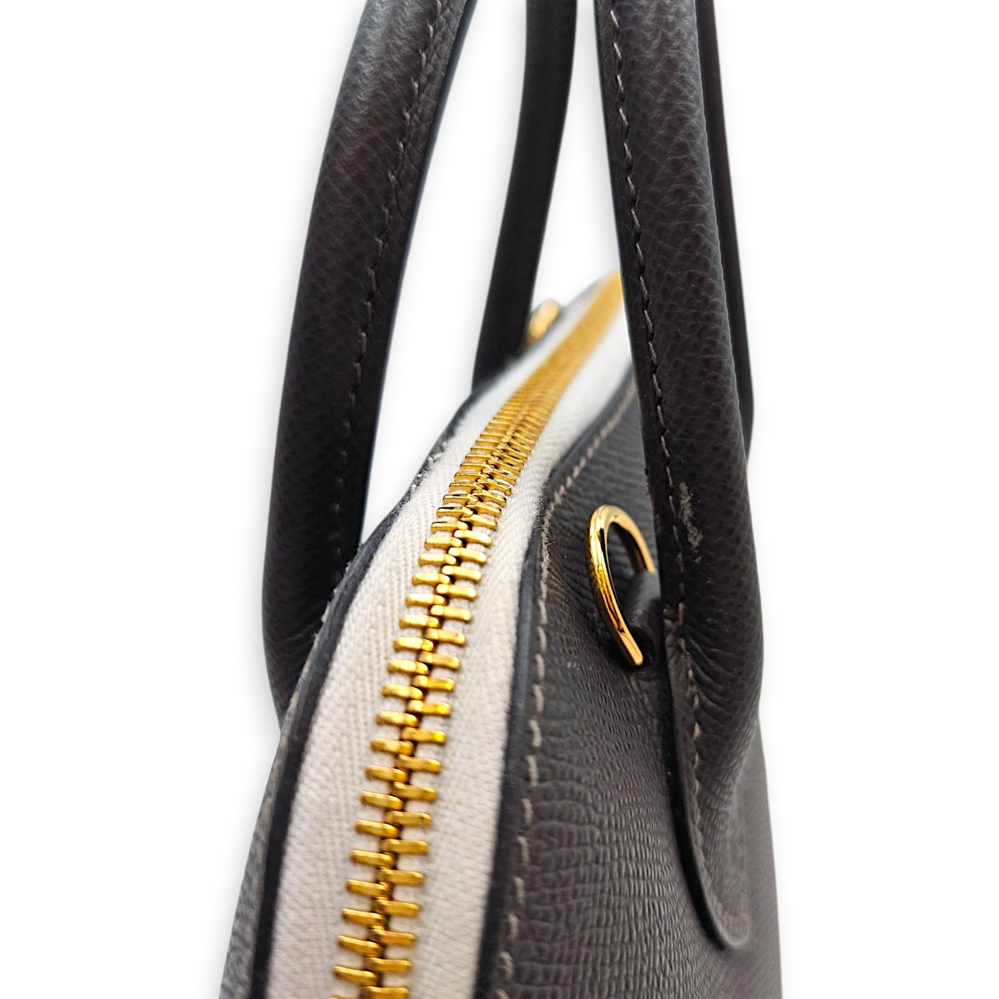 Bolide 1923 25 Graphite/Gris Pale in Epsom Gold hardware CL2607-22590 11