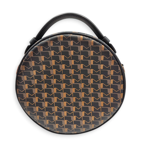 Yoyo Small Black Crossbody Bag in Canvas Silver hardware CL2607-22599 2
