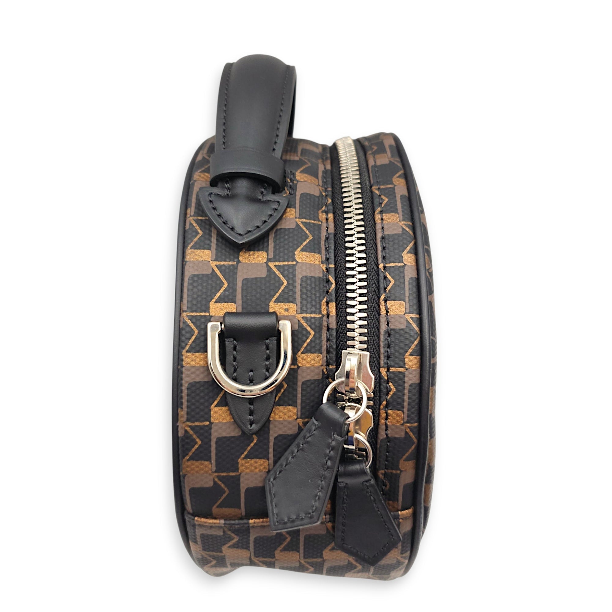 Yoyo Small Black Crossbody Bag in Canvas Silver hardware CL2607-22599 3