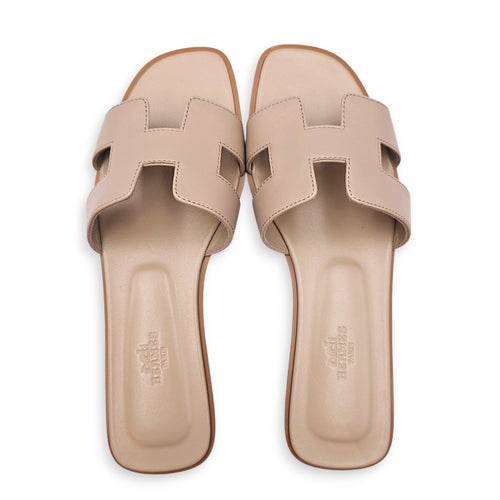 Oran  38.5 Camel Sandals in Calfskin CL2607-22600 1
