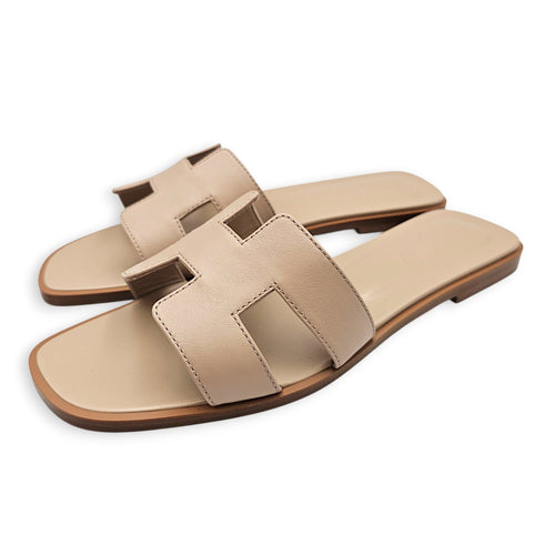 Oran  38.5 Camel Sandals in Calfskin CL2607-22600 3