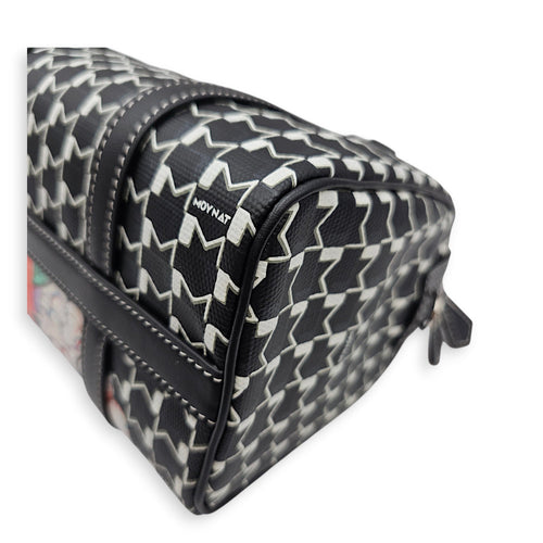 Moynat x Kasing Lung Labubu Mini Boston Mini Black Crossbody Bag Silver hardware CL2607-22601 11