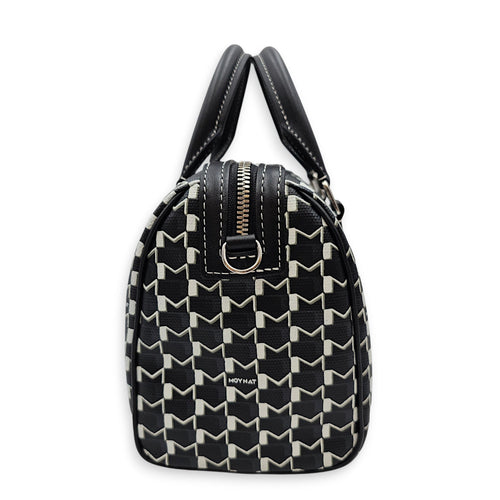 Moynat x Kasing Lung Labubu Mini Boston Mini Black Crossbody Bag Silver hardware CL2607-22601 4