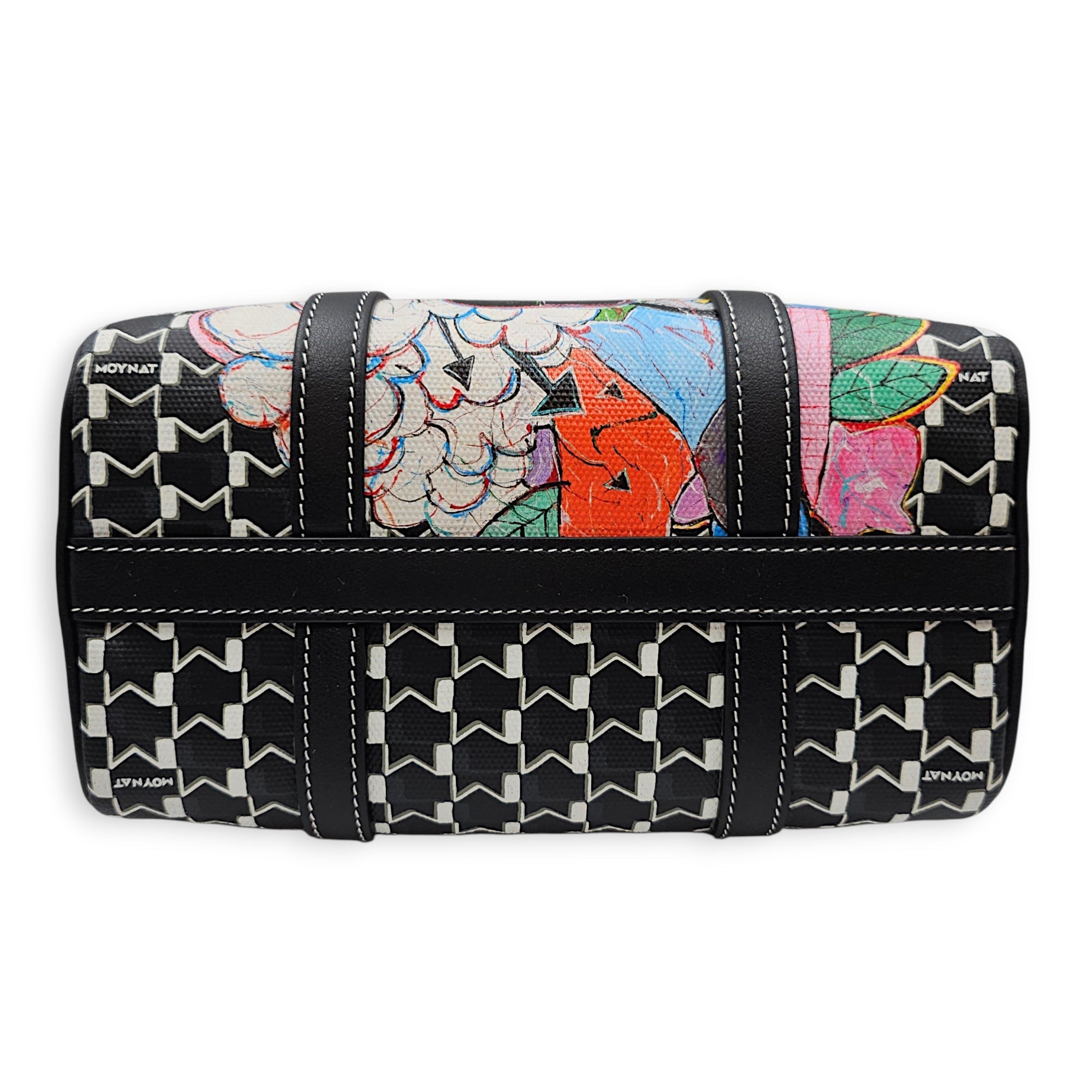 Moynat x Kasing Lung Labubu Mini Boston Mini Black Crossbody Bag Silver hardware CL2607-22601 6