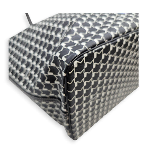 Moynat x Kasing Lung Labubu GM Black Tote Bag in Canvas Silver hardware CL2607-22602 10