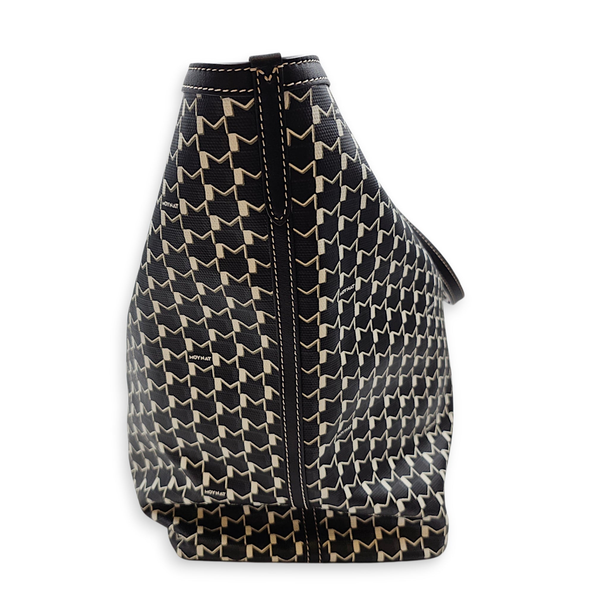 Moynat x Kasing Lung Labubu GM Black Tote Bag in Canvas Silver hardware CL2607-22602 3