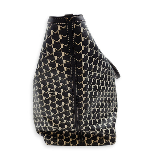 Moynat x Kasing Lung Labubu GM Black Tote Bag in Canvas Silver hardware CL2607-22602 3