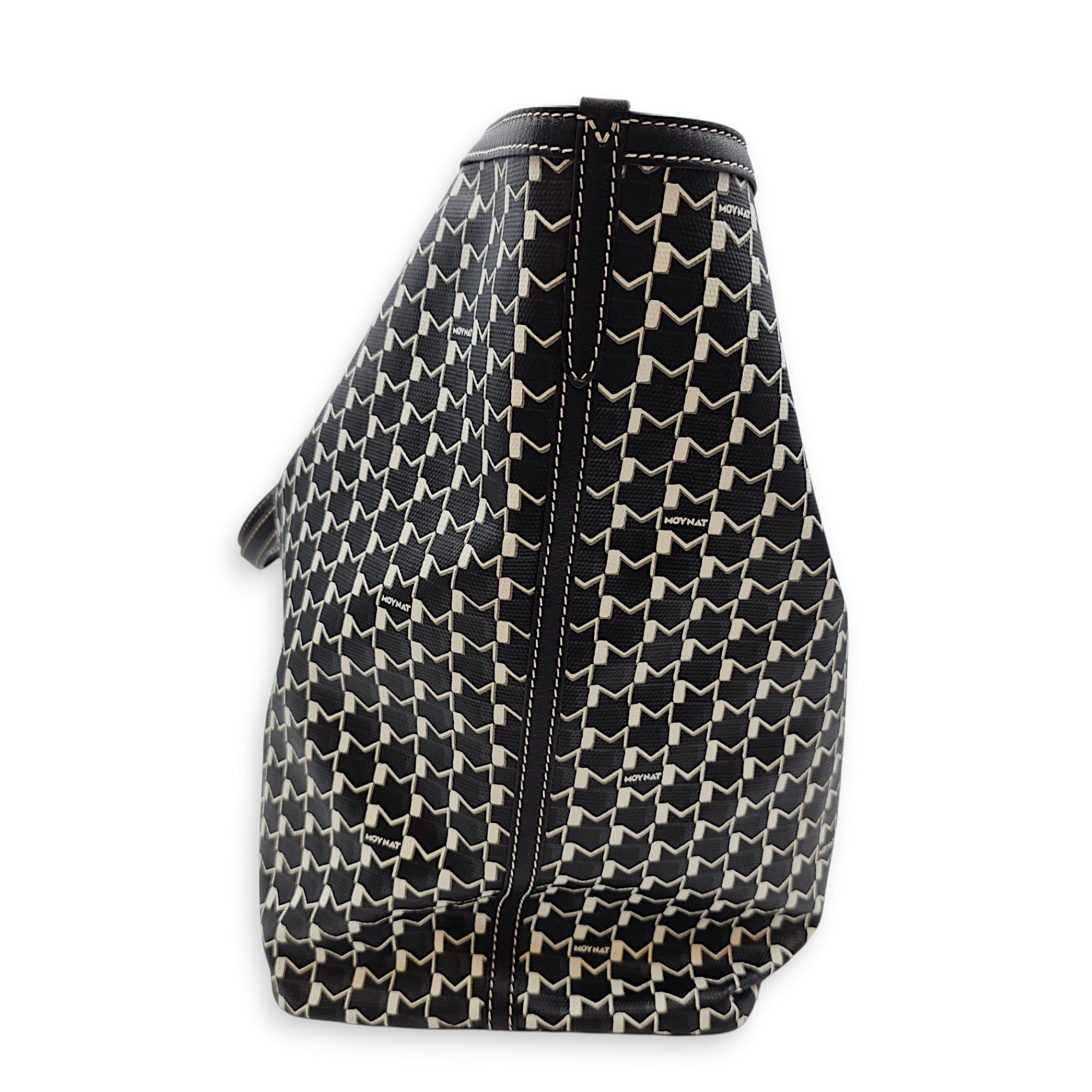 Moynat x Kasing Lung Labubu GM Black Tote Bag in Canvas Silver hardware CL2607-22602 4