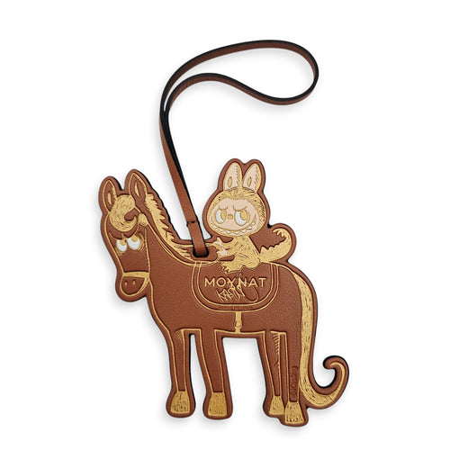 Moynat x Kasing Lung Labubu Bag Charm Brown Bag Accessory in Calfskin CL2607-22604 1