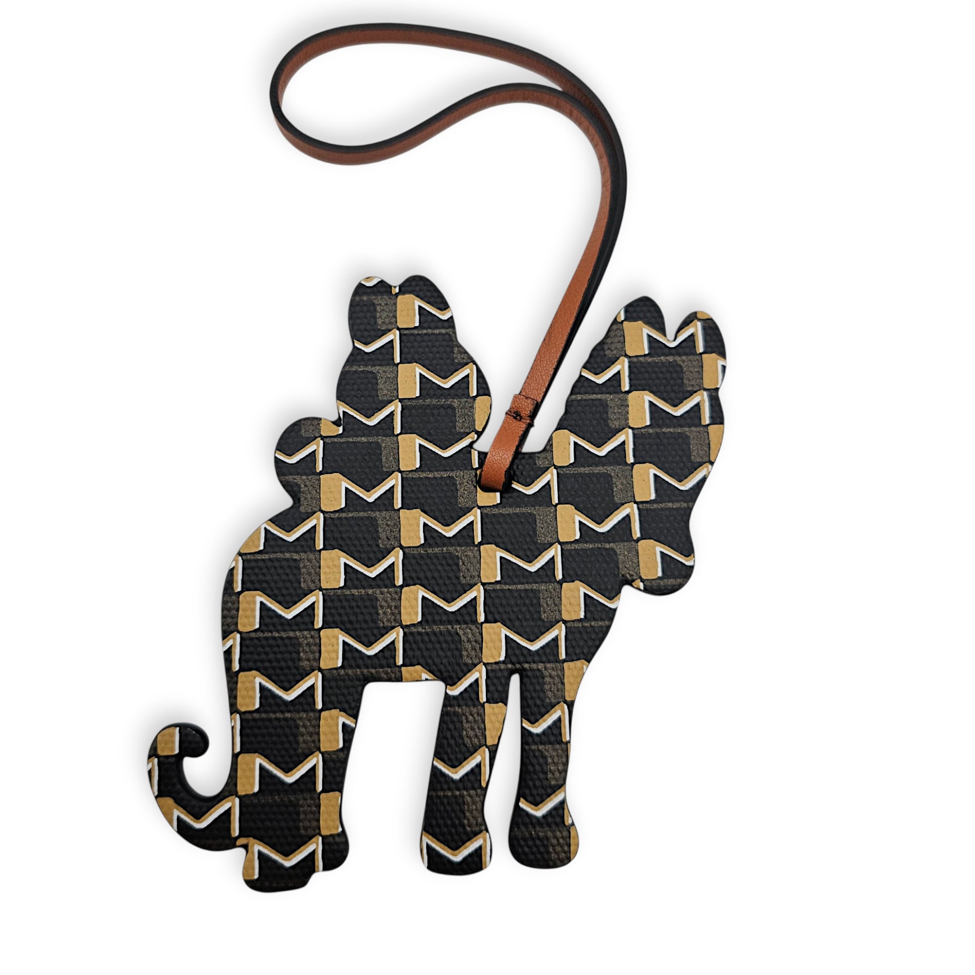 Moynat x Kasing Lung Labubu Bag Charm Brown Bag Accessory in Calfskin CL2607-22604 2