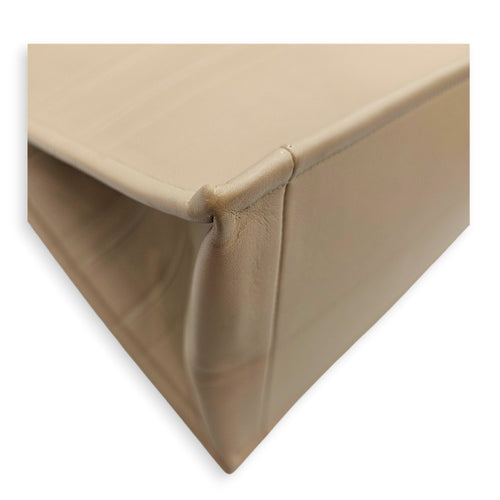 Book Tote  Medium Beige Top Handle Bag in Calfskin CL2607-22607 10